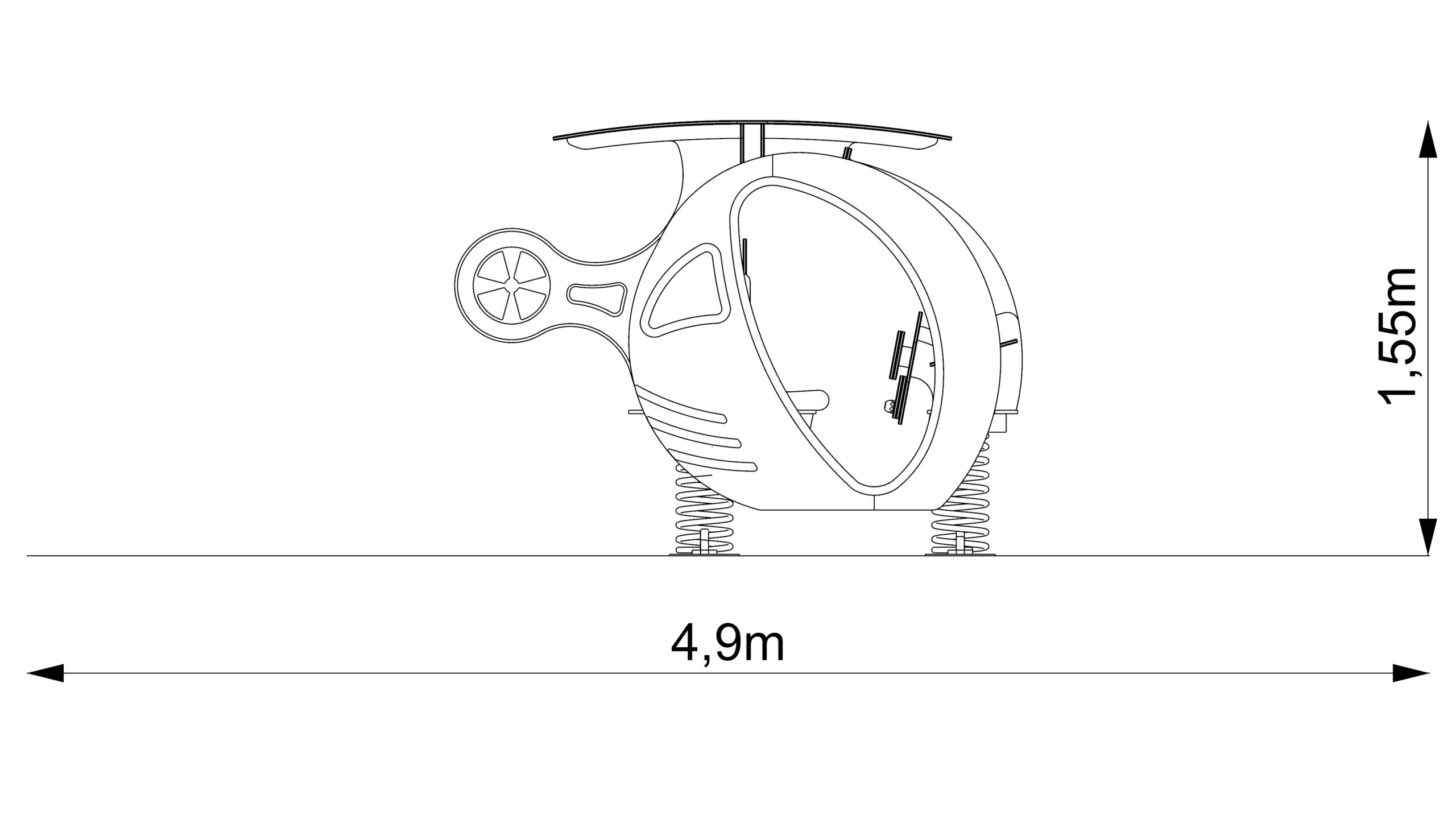 Bujak NUBU Helikopter - obrazek 3