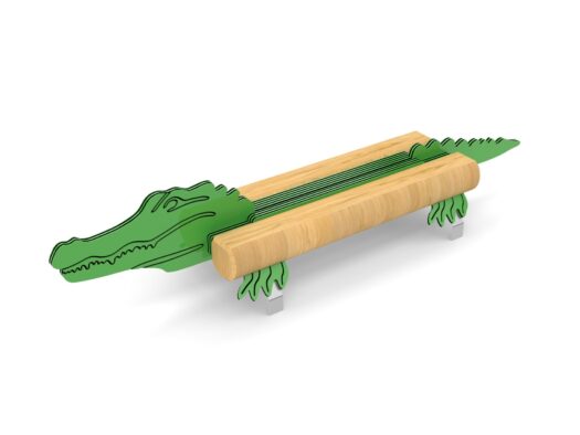 Ławka krokodyl